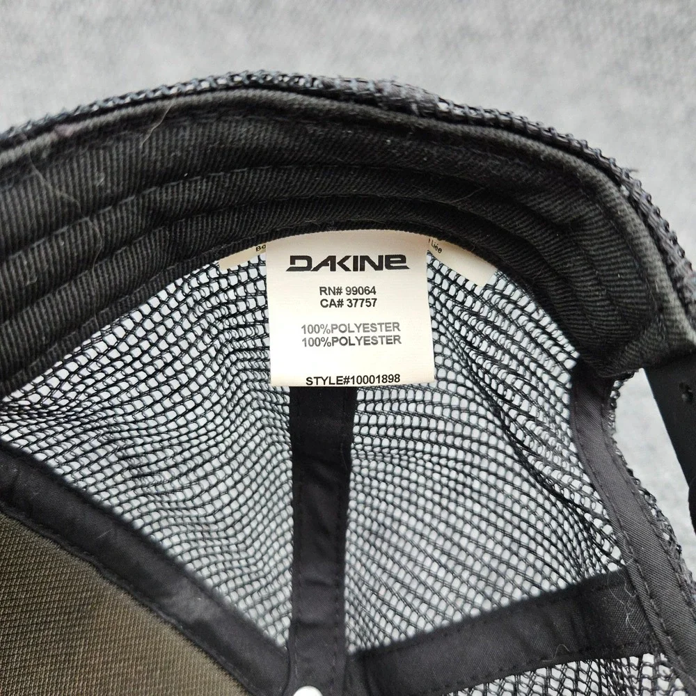 Dakine Women's Multi Color Striped Foam Mesh Trucker Snapback Hat Ball Cap - Picture 7 of 7